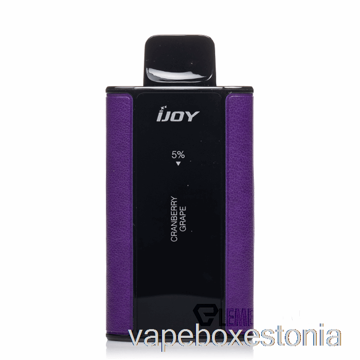 Vape Box Estonia Ijoy Captain 10000 ühekordne Jõhvikaviinamarja